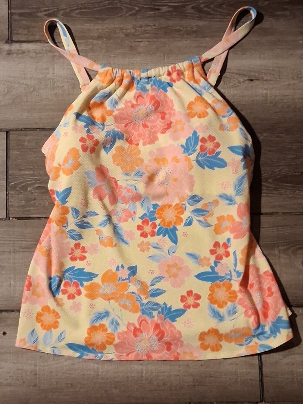 Beach House Textured Tankini Top Coco Reef 20W 2X New $93. NWT